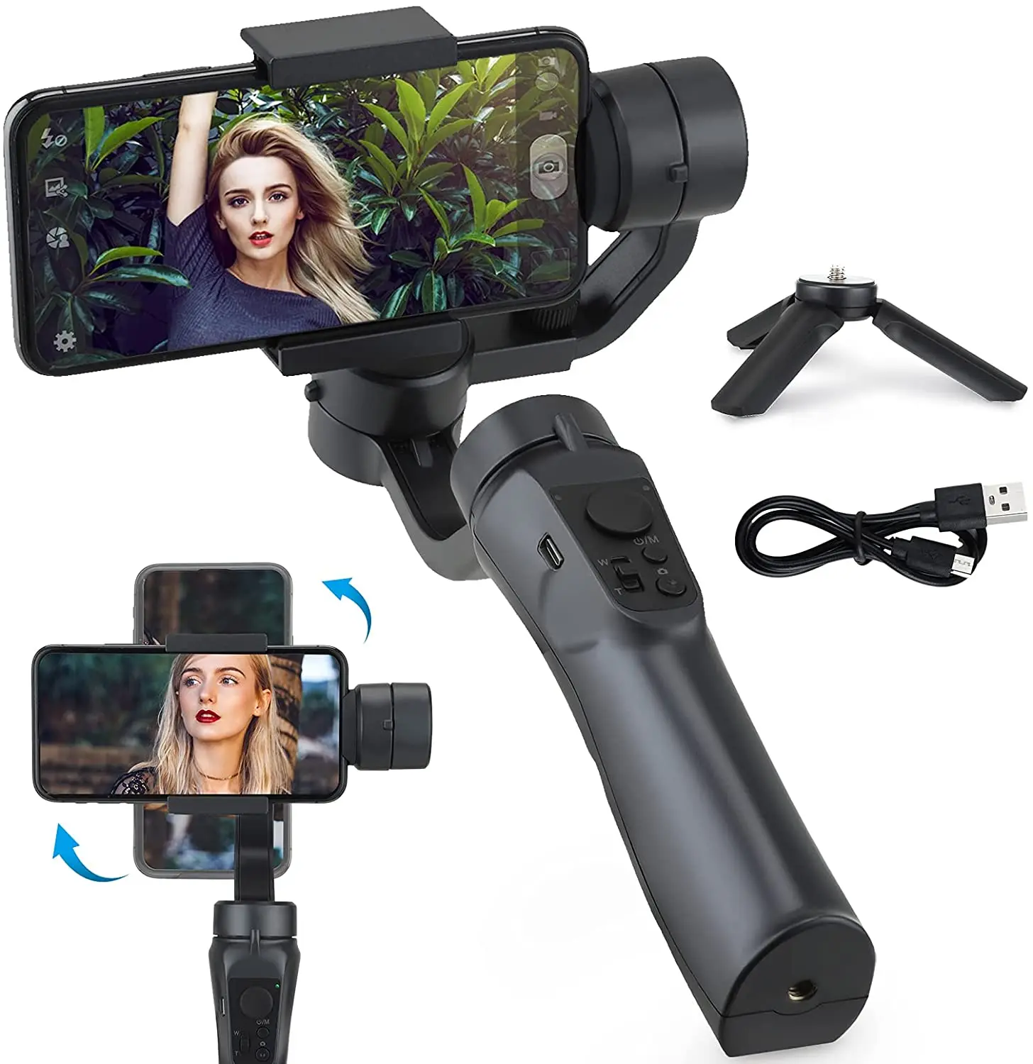 3 Axis Gimbal Handheld Stabilizer Cellphone Action Camera Holder Anti Shake Video Record Smartphone For Xiaomi iPhone Hanger New
3 Axis Gimbal Handheld Stabilizer Cellphone Action Camera Holder Anti Shake Video Record Smartphone For Xiaomi iPhone Hanger New