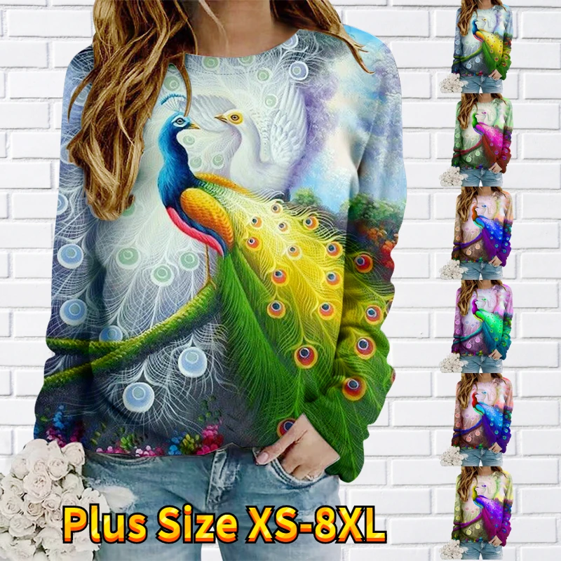 2022 New Elegant Tops Ladies Fashion Sweater T-shirt Autumn Winter Women Daily Animal Printed Long Sleeve Round Neck Pullover
2022 New Elegant Tops Ladies Fashion Sweater T-shirt Autumn Winter Women Daily Animal Printed Long Sleeve Round Neck Pullover