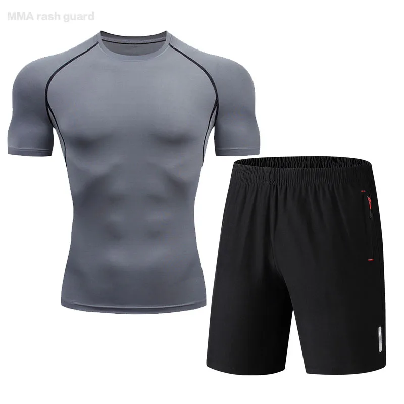 Summer Gym T -shirt Men's Running Shorts Fitness Clothing Dry Sports Suit Exercise Sportswear Tops & Tees Jogging Tracksuit 4XL
Summer Gym T -shirt Men's Running Shorts Fitness Clothing Dry Sports Suit Exercise Sportswear Tops & Tees Jogging Tracksuit 4XL