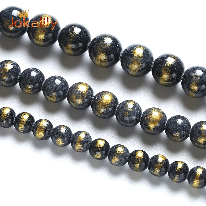 Natural Black Blue Lapis Lazuli Color Jades Stone Round Beads For Jewelry Making Loose Beads DIY Bracelets Necklace
Natural Black Blue Lapis Lazuli Color Jades Stone Round Beads For Jewelry Making Loose Beads DIY Bracelets Necklace
