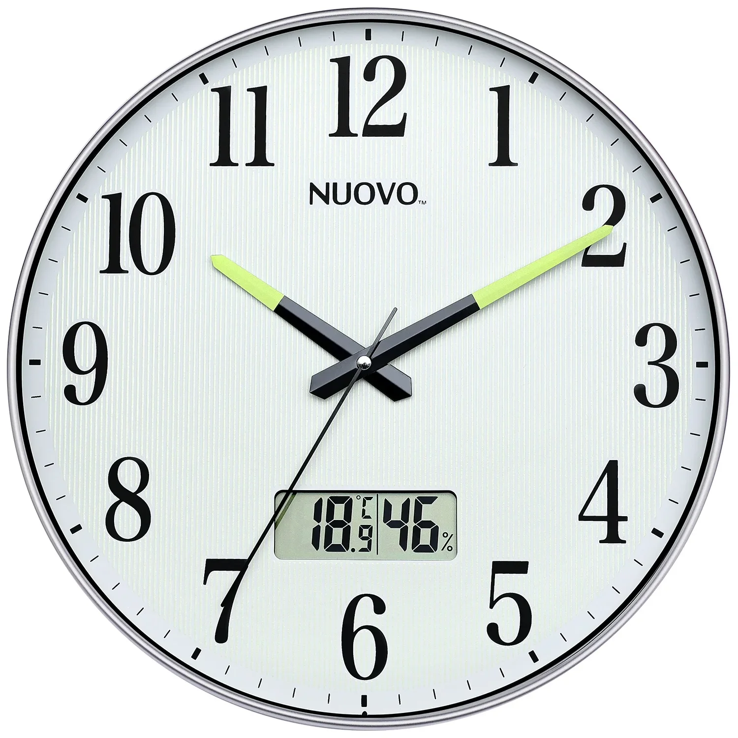 

12 Inch Reloj De Pared Digital Decor Saat Wall Clock Para El Hogar Moderno Luminous Watch Horloge Temperature Hygrometer Clocks