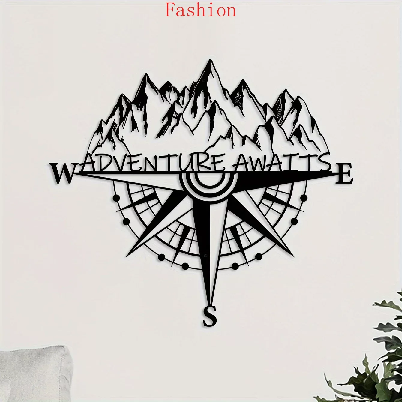 Compass Home Decor Metal Wall Art, Mountain Peak View Modern Wall Art Decor Sticker Mural Office Dining Room Lobby Wall Decor wa
Compass Home Decor Metal Wall Art, Mountain Peak View Modern Wall Art Decor Sticker Mural Office Dining Room Lobby Wall Decor wa