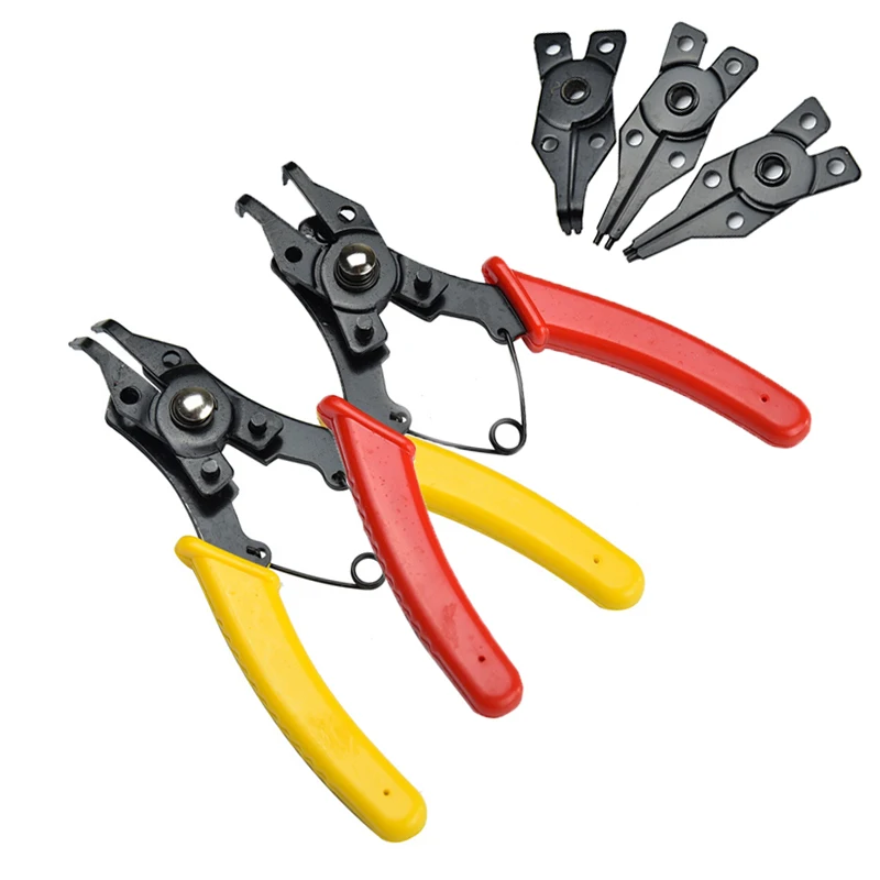 4 IN 1 Multifunctional Snap Ring Pliers Multi Tools Multi Crimp Tool Internal External Ring Remover Retaining Circlip Pliers
4 IN 1 Multifunctional Snap Ring Pliers Multi Tools Multi Crimp Tool Internal External Ring Remover Retaining Circlip Pliers