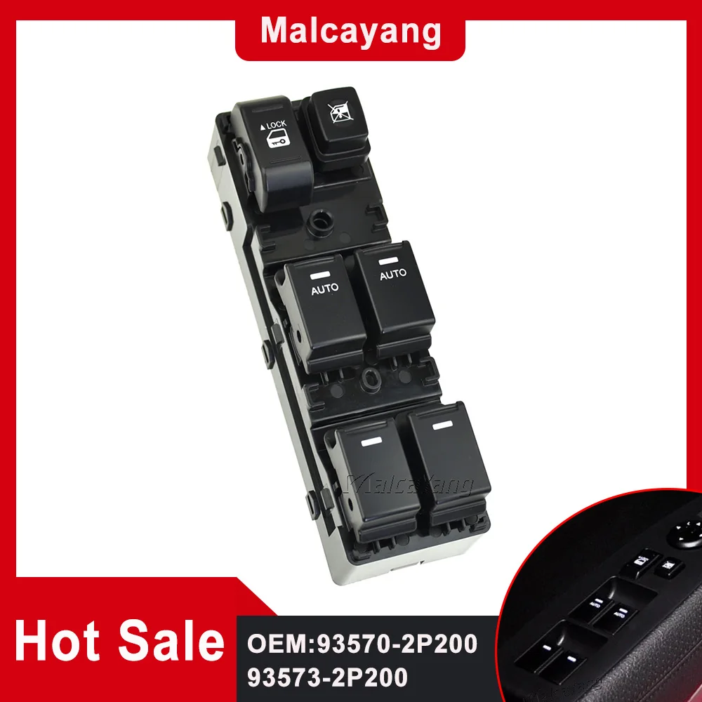 Переключатель Стеклоподъемника Электрический для KIA Sorento 2010 2011 2012 93573-2P200
Переключатель Стеклоподъемника Электрический для KIA Sorento 2010 2011 2012 93573-2P200