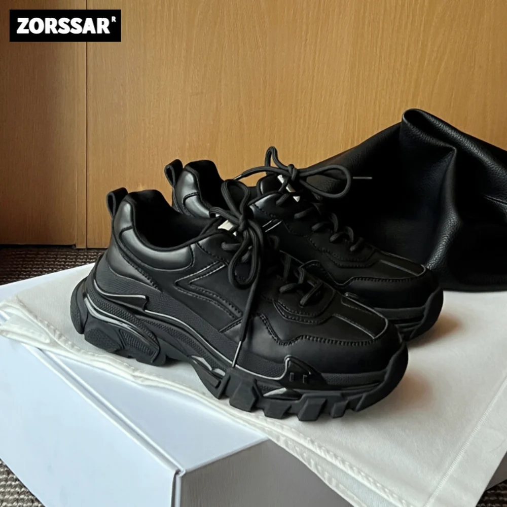 Real leather Women Chunky Sneakers Breathable Platform Sports Shoes Woman Lace Up Thick Sole Casual Shoes 2023 Zapatillas Mujer
Real leather Women Chunky Sneakers Breathable Platform Sports Shoes Woman Lace Up Thick Sole Casual Shoes 2023 Zapatillas Mujer
