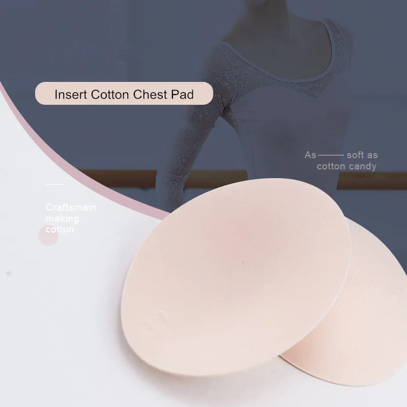 

Women Rhythmic Gymnastic Leotard Accessories Intimate Sponge Swimsuit Breast Push Up Bra Padding Enhancers Foam Insert Chest Cup