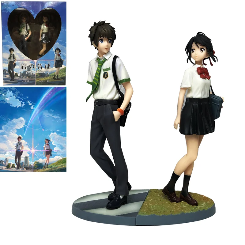 Your Name Miyamizu Mitsuha Tachibana Taki Couple Action Anime Figure Toys 22cm Collection Ornament Model Gift Doll Indoor Car
Your Name Miyamizu Mitsuha Tachibana Taki Couple Action Anime Figure Toys 22cm Collection Ornament Model Gift Doll Indoor Car