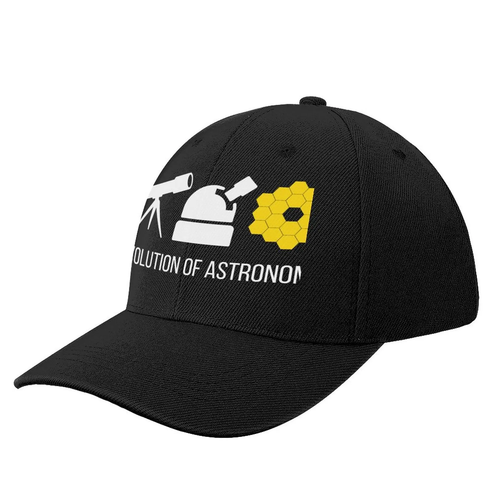 

The Evolution Of Astronomy James Webb Telescope Baseball Cap New Hat Streetwear Sunhat Snap Back Hat custom hats Men Cap Women's