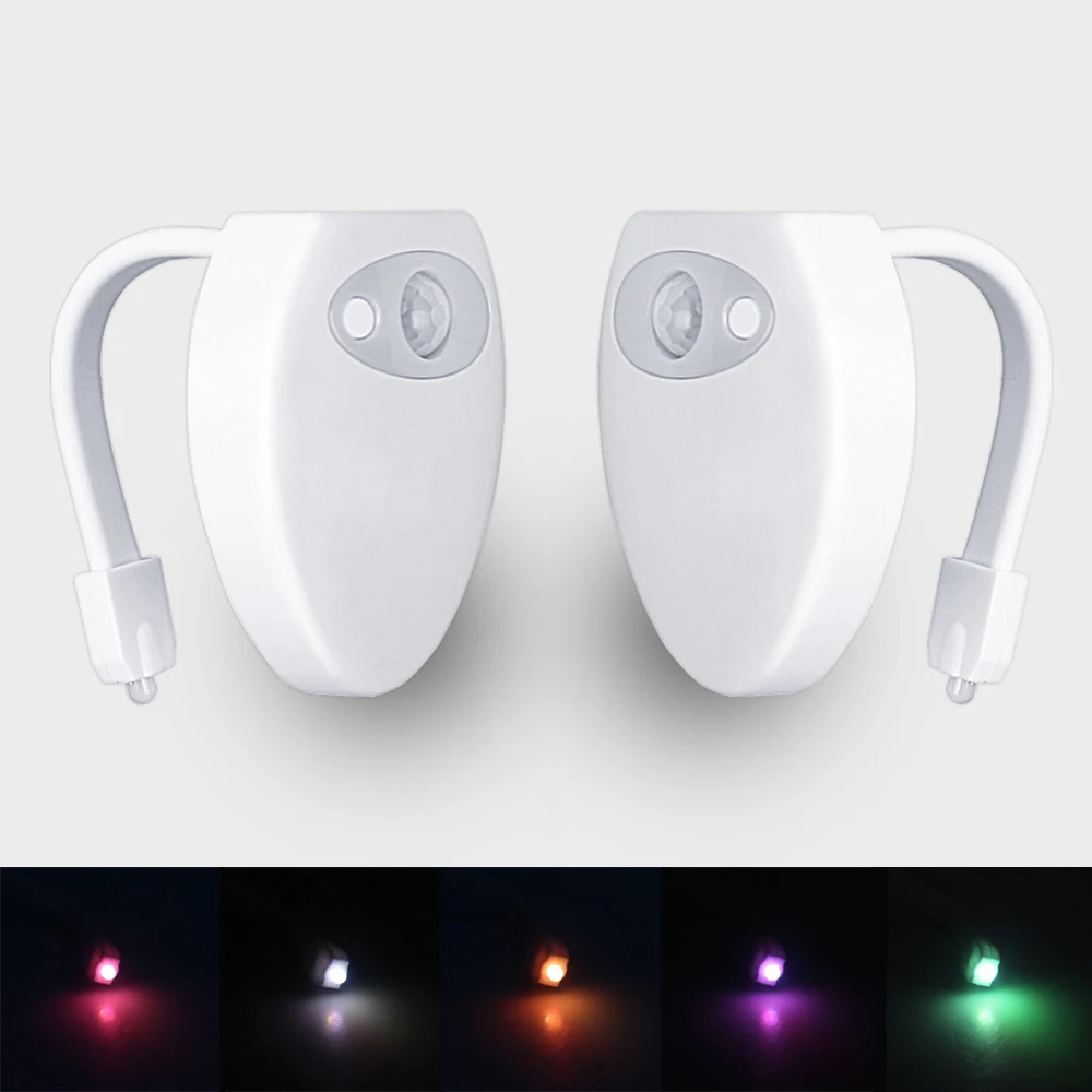 Toilet Night Light PIR Motion Sensor Toilet Lights LED Washroom Night Lamp 8 Colors USB Rechargeable For Bathroom Washroom 
Toilet Night Light PIR Motion Sensor Toilet Lights LED Washroom Night Lamp 8 Colors USB Rechargeable For Bathroom Washroom