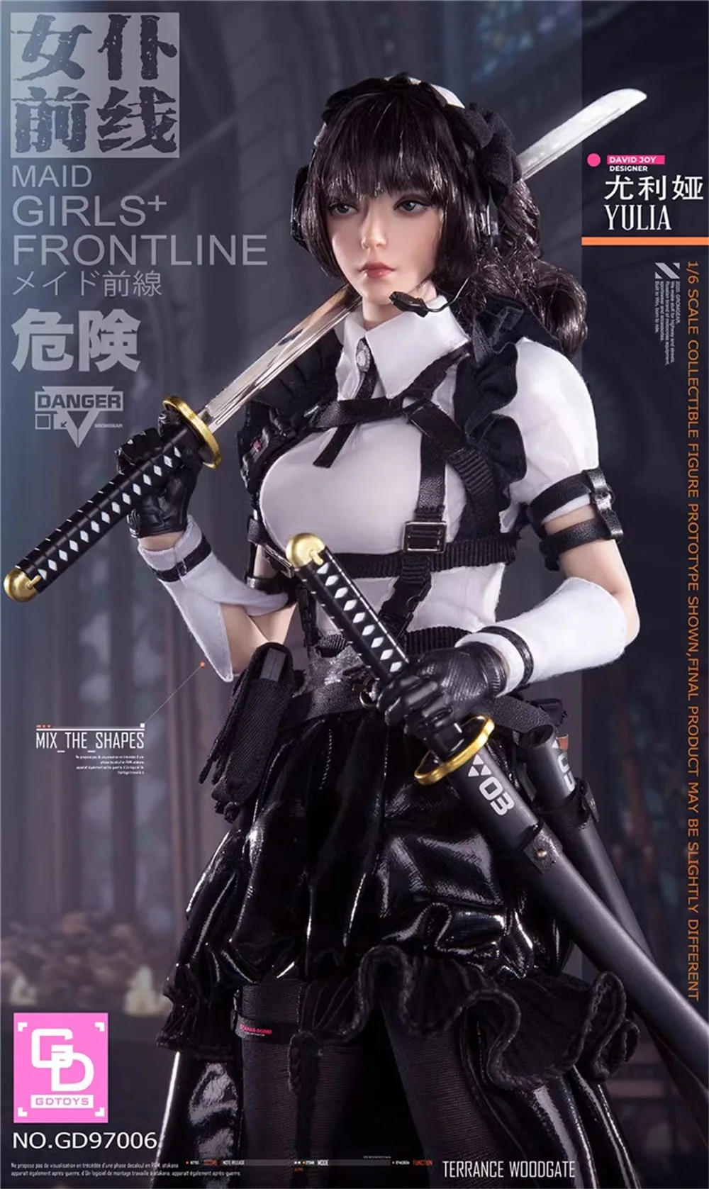 1/6 GDTOYS GD97006 Female Beauty Maid Girl Mini Toys Weapon Model Long Double Set PVC Material Fit 12" Action Figure Collect
1/6 GDTOYS GD97006 Female Beauty Maid Girl Mini Toys Weapon Model Long Double Set PVC Material Fit 12" Action Figure Collect