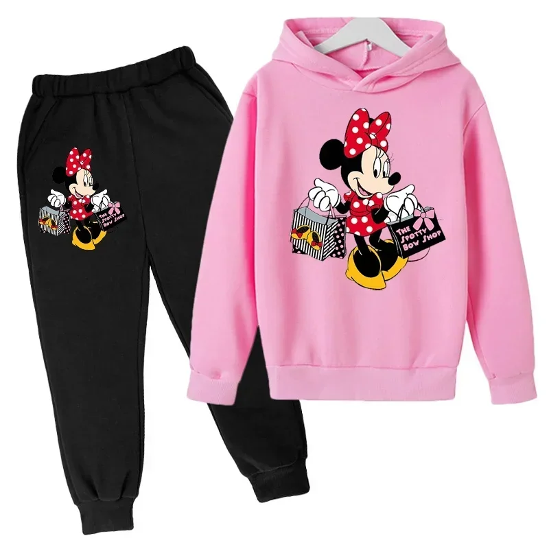 Disney Kids Suit Minnie Clothes Top+Pants 2 Piece Hoodies Minnie Set Girls Boy Gift Tracksuit Children Disney Cute Clothes
Disney Kids Suit Minnie Clothes Top+Pants 2 Piece Hoodies Minnie Set Girls Boy Gift Tracksuit Children Disney Cute Clothes