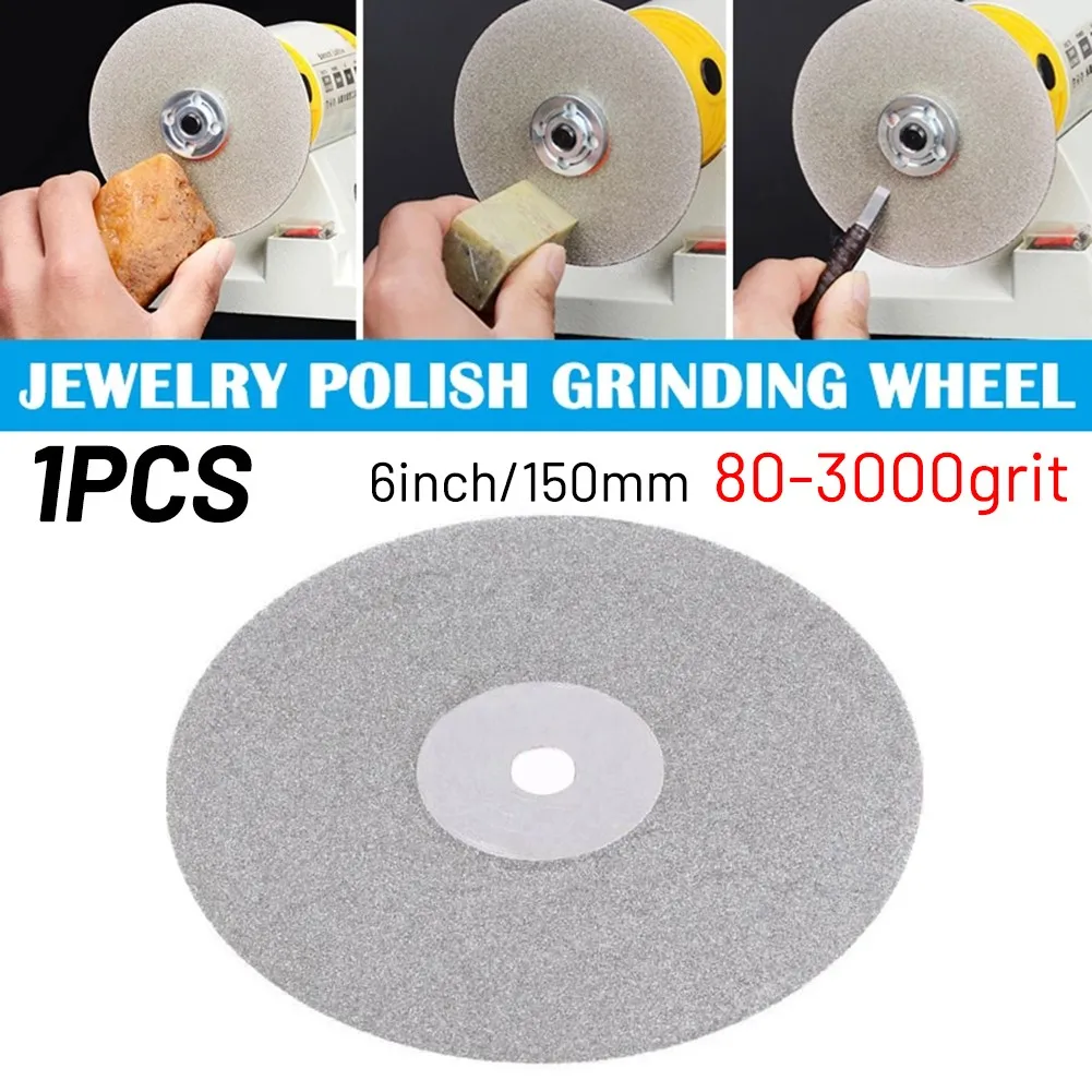 Grit80 3000 Diamond Coated Wheel Lapping Disc Flat Lap Wheel Pack For For Hobby For Lapidary Jewelry Glass Polishing Tools 150mm
Grit80 3000 Diamond Coated Wheel Lapping Disc Flat Lap Wheel Pack For For Hobby For Lapidary Jewelry Glass Polishing Tools 150mm