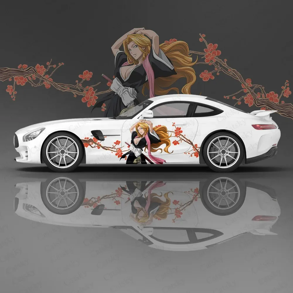 

Rangiku Matsumoto Bleach anime Car Decal Protective Film Vinyl Side Graphic Wrap Accessories Painting auto Sticker