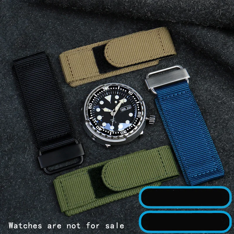 

22mm 24mm Watchband Applicable for P-an-rai B& R Nylon BR Watch Band Rugged Outdoor Wristband Sports Bracelet Waterproof Strap