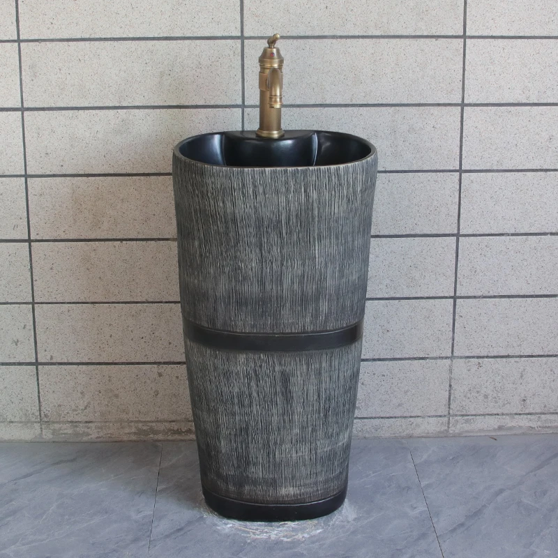 Vertical Column Type Washbasin Outdoor Balcony Wash Basin One-Piece Hotel Pool Retro Integrated Floor Type Pedestal Basin
Vertical Column Type Washbasin Outdoor Balcony Wash Basin One-Piece Hotel Pool Retro Integrated Floor Type Pedestal Basin