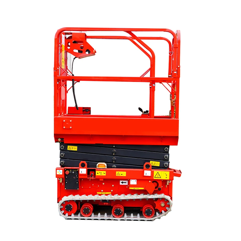 Factory Custom Hydraulic Scissor Lift 6m 9m 12m 16m Manganese Steel Aerial Work Platforms Mini Crawler Scissor Lift 
Factory Custom Hydraulic Scissor Lift 6m 9m 12m 16m Manganese Steel Aerial Work Platforms Mini Crawler Scissor Lift