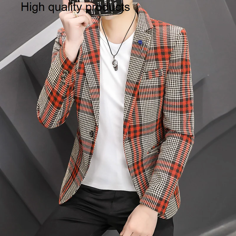 2023 New Men's Suit Jacket Spring Autumn Street Plaid Casual Business Brand Clothing Men Slim Blazer Masculino
2023 New Men's Suit Jacket Spring Autumn Street Plaid Casual Business Brand Clothing Men Slim Blazer Masculino