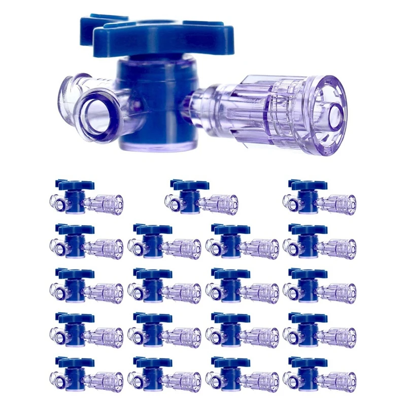 

3-ходовые краны с подключением Luer, кран для инъекции, стерильный, кран для инъекции, 20 упаковок