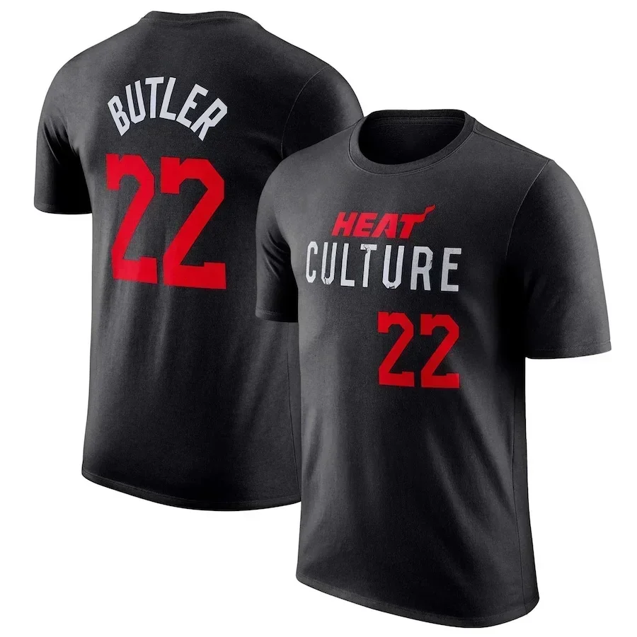 

2023 Man New American Basketball Jerseys Clothes Jimmy Butler Tyler Herro European Size T Shirts Loose Cotton Shorts Sweatshirt