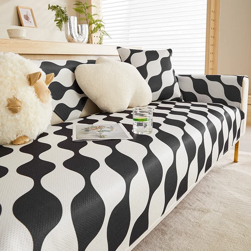 Ice Silk Sofa Cover, Modern Simple Sofa Towel, Pet Dog Mat, Dust-proof Sofa Seat Cushion, Wave Graphic, L Shaped Sofa Cover
Ice Silk Sofa Cover, Modern Simple Sofa Towel, Pet Dog Mat, Dust-proof Sofa Seat Cushion, Wave Graphic, L Shaped Sofa Cover