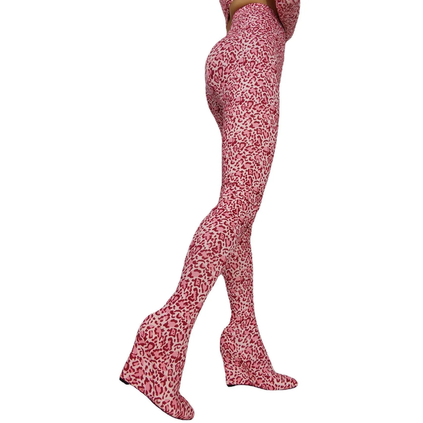 Pink Leopard Wedge Boots Pointed Toe Fashionable Sexy Novel Style 2023 Summer Big Size Woman Shoes Zapatillas Mujer
Pink Leopard Wedge Boots Pointed Toe Fashionable Sexy Novel Style 2023 Summer Big Size Woman Shoes Zapatillas Mujer