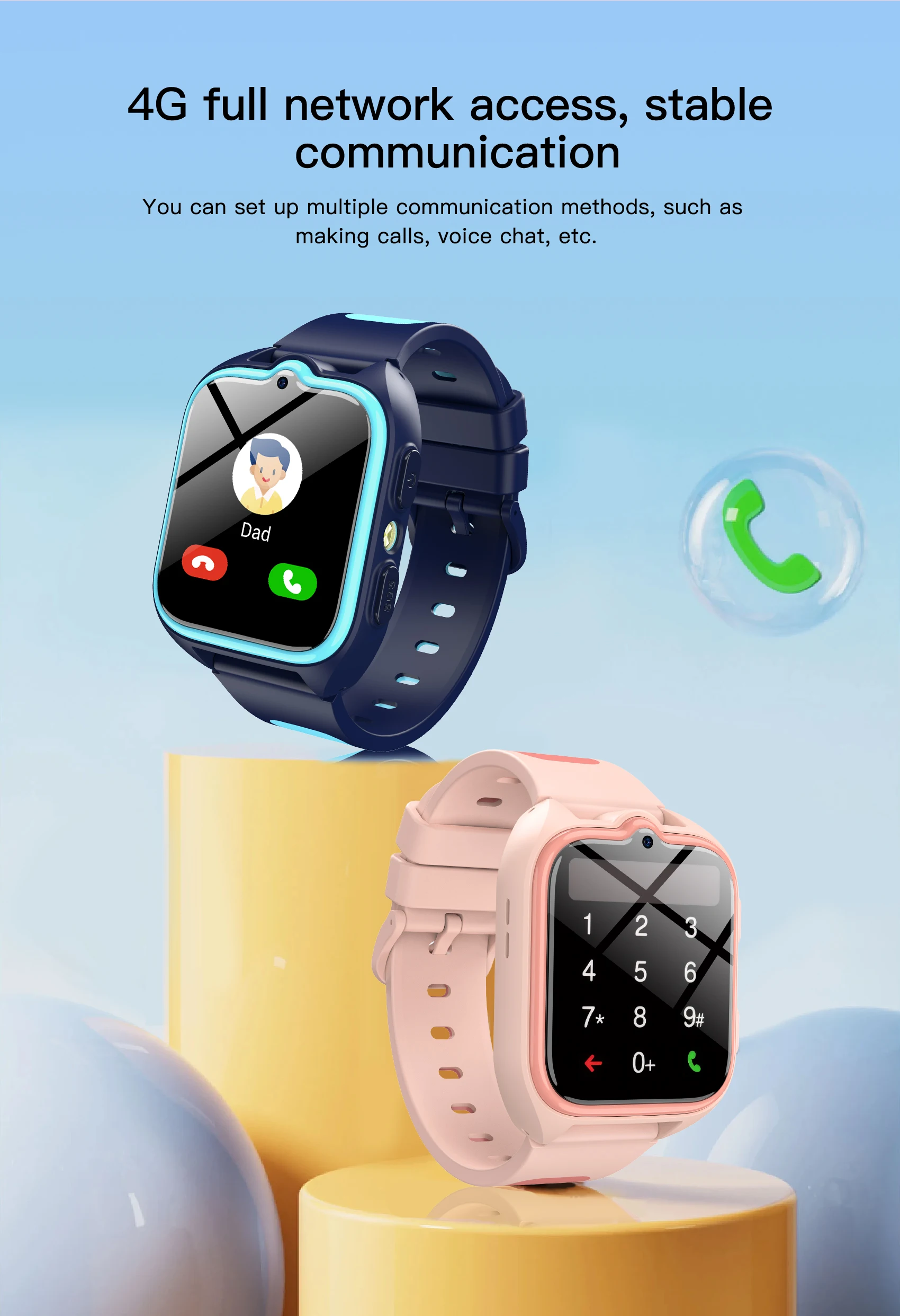 Blackview Z30 Kids Smart Watch Children Phone Watch, LBS+WiFi+GPS Triple AI Positioning, 4G Video Call, Phone Watch Smartwatch Blackview Z30 Kids Smart Watch Children Phone Watch, LBS+WiFi+GPS Triple AI Positioning, 4G Video Call, Phone Watch Smartwatch