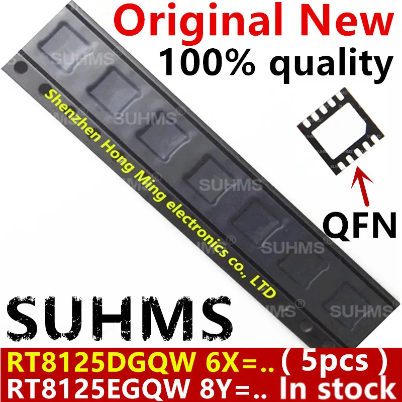 

(5piece)100% New RT8125DGQW RT8125D 6X=2B 6X= RT8125EGQW RT8125E 8Y=4J 8Y=4F 8Y= QFN-10 Chipset