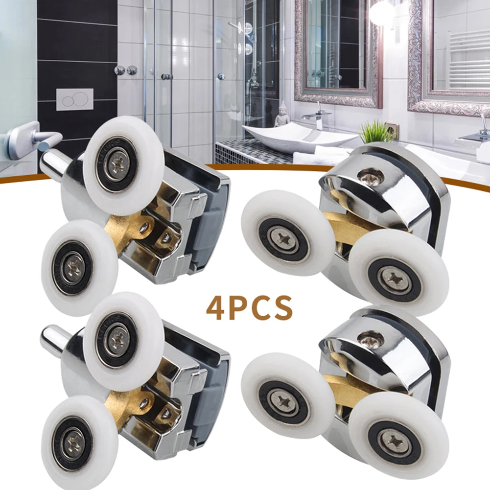 4pcs Zinc Alloy Double Shower Door Rollers Runners Wheels 23mm Wheel Home Tool Adjustable Home Improvement Hardware Accessories
4pcs Zinc Alloy Double Shower Door Rollers Runners Wheels 23mm Wheel Home Tool Adjustable Home Improvement Hardware Accessories