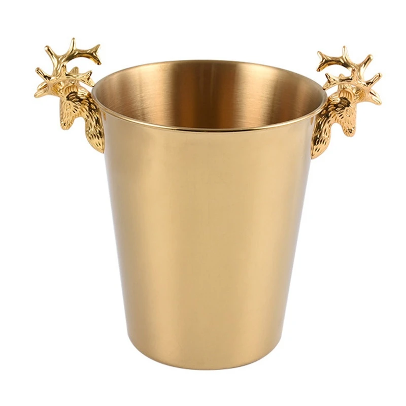 Ice Champagne Bucket Deer Head Wine Chiller Bottle Ice Barrel Cooler Champagne Beer Cold Water Ice Container
Ice Champagne Bucket Deer Head Wine Chiller Bottle Ice Barrel Cooler Champagne Beer Cold Water Ice Container