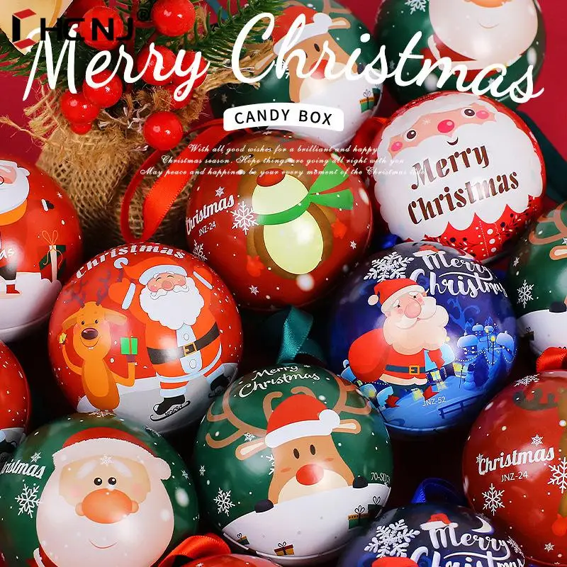 Christmas Tinplate Candy Box Ball Can Gift Packaging Case Round Balls Shaped Printed Mini Boxes Kid Giftd Tree Hanging Supplies
Christmas Tinplate Candy Box Ball Can Gift Packaging Case Round Balls Shaped Printed Mini Boxes Kid Giftd Tree Hanging Supplies