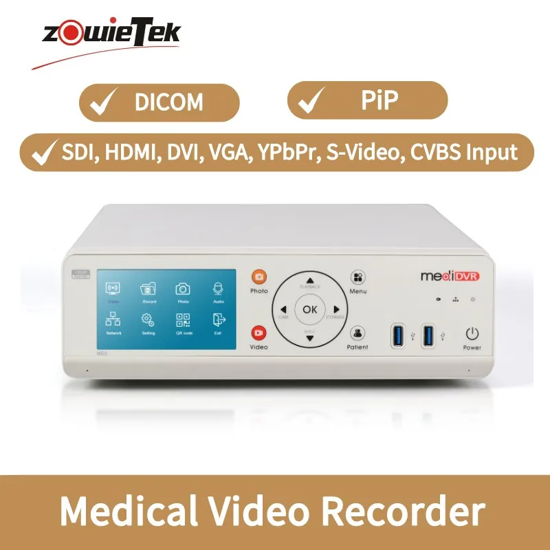 MediDVR | New Gen HD 1080P Video Recorder | Easy Recording and Photo | Support SDI, HDMI, DVI, VGA, YPbPr, S-Video, CVBS Input |
MediDVR | New Gen HD 1080P Video Recorder | Easy Recording and Photo | Support SDI, HDMI, DVI, VGA, YPbPr, S-Video, CVBS Input |