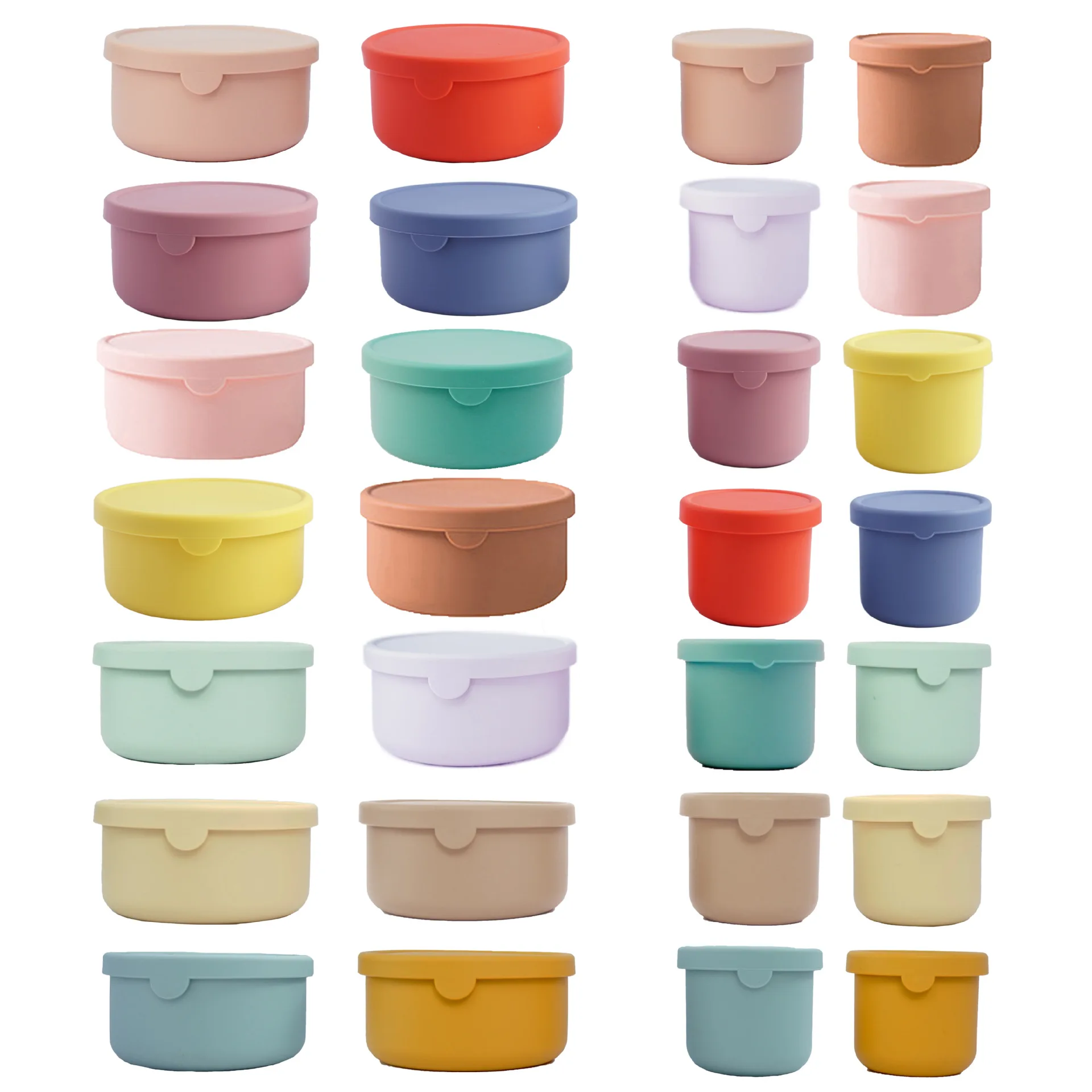 250/700ml Round Fresh-keeping Lunch Box Kitchen Silicone Bento Box with Lid Vegetable Salad Food Storage Fresh Bowl
250/700ml Round Fresh-keeping Lunch Box Kitchen Silicone Bento Box with Lid Vegetable Salad Food Storage Fresh Bowl