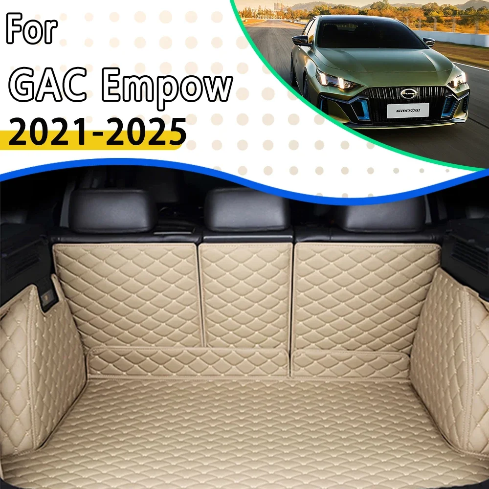 

For GAC Empow Trumpchi Empow 2021 2022 2023 2024 2025 Car Rear Trunk Mats Trunk Storage Pad Cargo Carpet Covers Auto Accessories