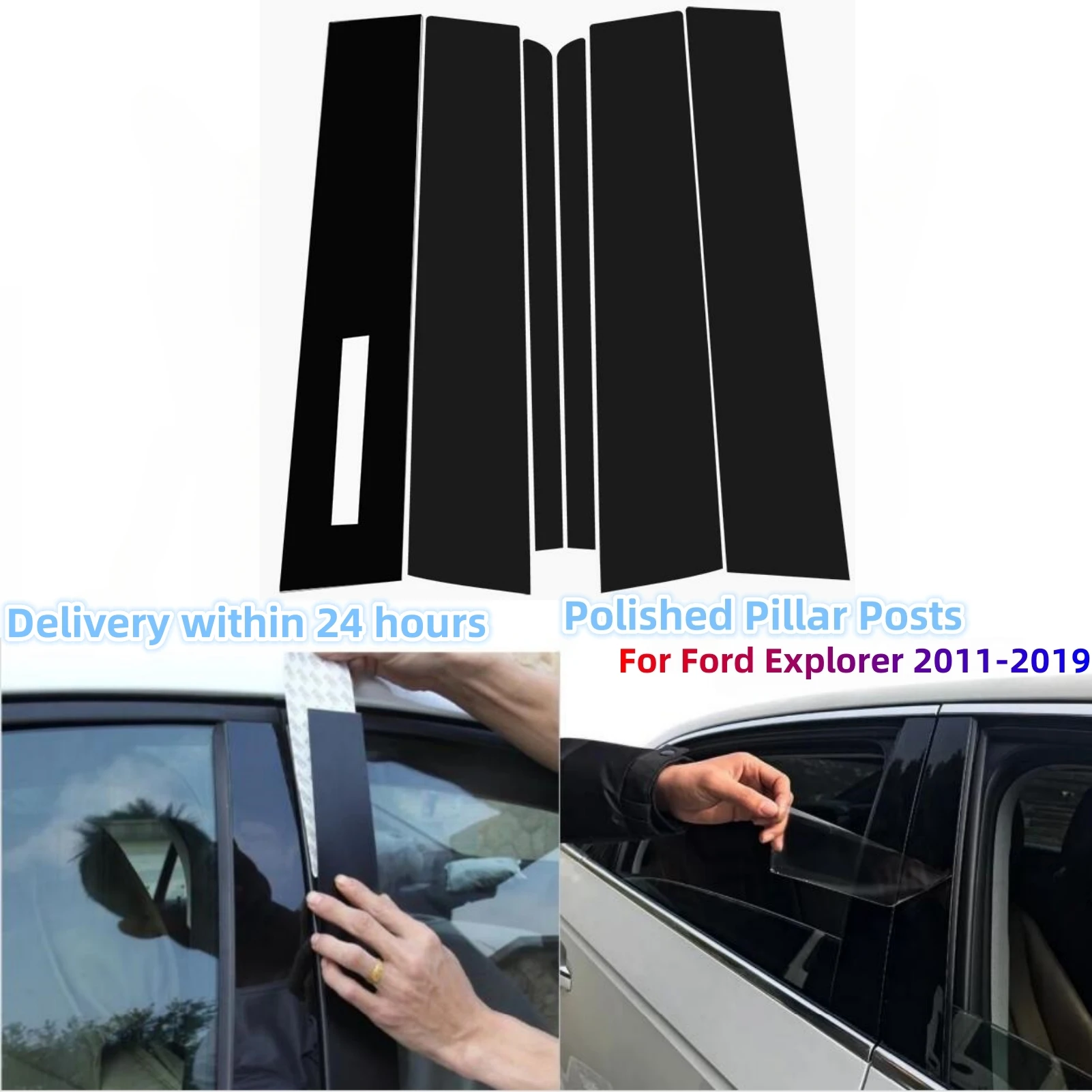 6PCS Polished Pillar Posts For Ford Explorer 2011-2019 Window Trim Cover BC Column Sticker Car Exterior Tuning Accessories
6PCS Polished Pillar Posts For Ford Explorer 2011-2019 Window Trim Cover BC Column Sticker Car Exterior Tuning Accessories