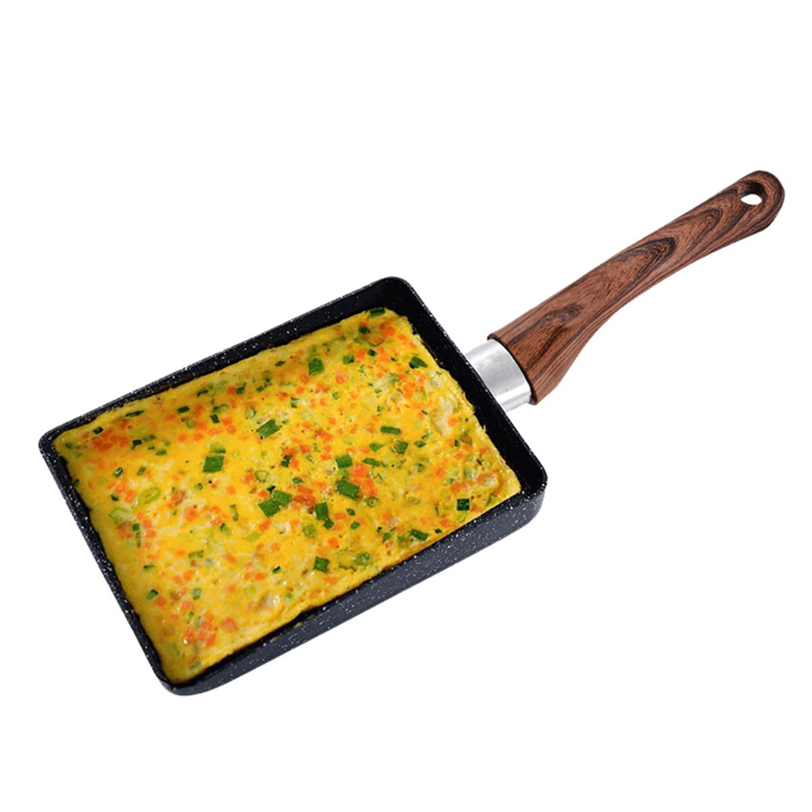 Flat Bottomed Pot Frying Pan Wood Wood Handle Aluminum Alloy Breakfast Easy To Use Pancake Non-stick Rectangle Egg
Flat Bottomed Pot Frying Pan Wood Wood Handle Aluminum Alloy Breakfast Easy To Use Pancake Non-stick Rectangle Egg