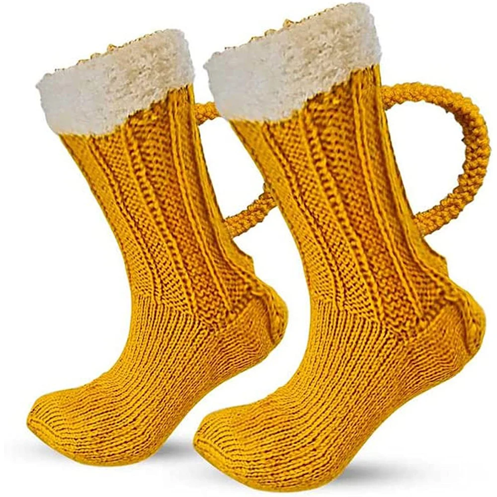 Beer Mug Socks | Funny Knitted Beer Socks with Handcrafted Handle,Novelty Gift
Beer Mug Socks | Funny Knitted Beer Socks with Handcrafted Handle,Novelty Gift