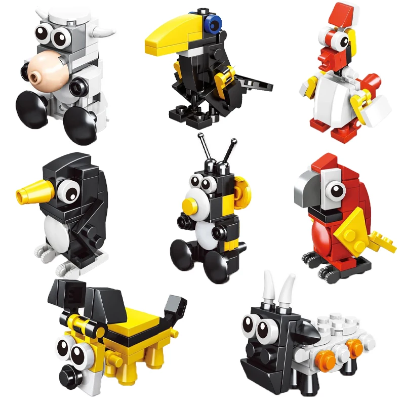 Mini Cartoon Figure Animals Building Blocks Cute Assembled Tank Models Car Compatible Small City Police Plane Children Toys Gift
Mini Cartoon Figure Animals Building Blocks Cute Assembled Tank Models Car Compatible Small City Police Plane Children Toys Gift