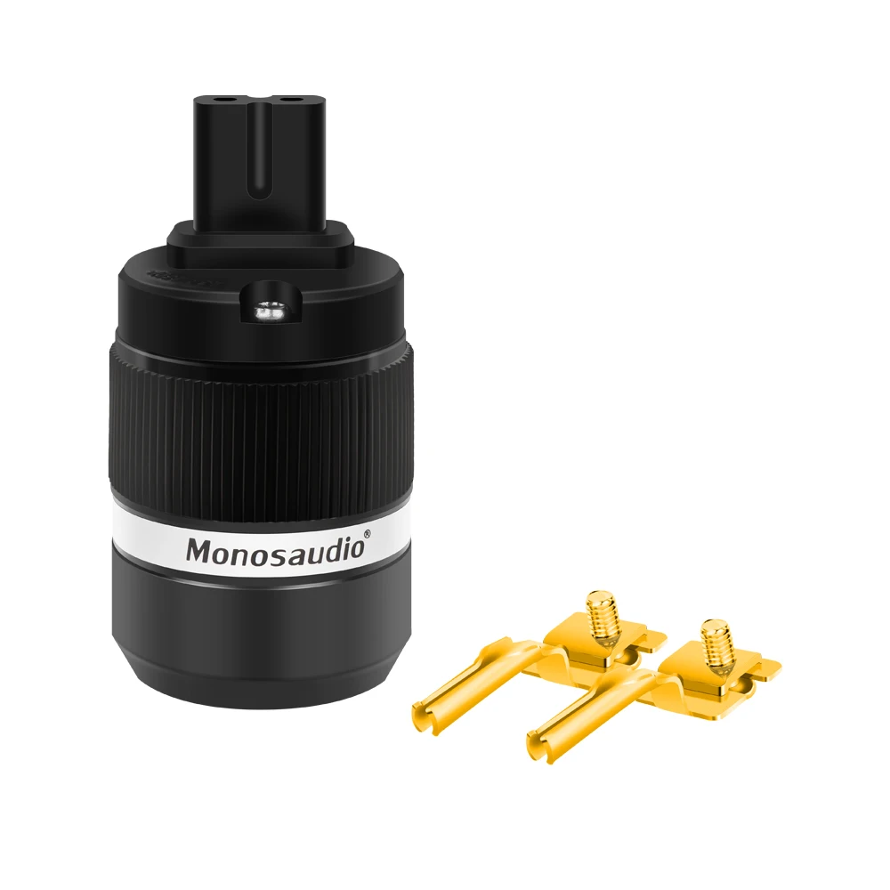 Monosaudio F180 99.998% Pure Copper Gold/Rhodium Plated C7 Figure 8 IEC Connector AC Power Cord Audio Cable Female Plug
Monosaudio F180 99.998% Pure Copper Gold/Rhodium Plated C7 Figure 8 IEC Connector AC Power Cord Audio Cable Female Plug