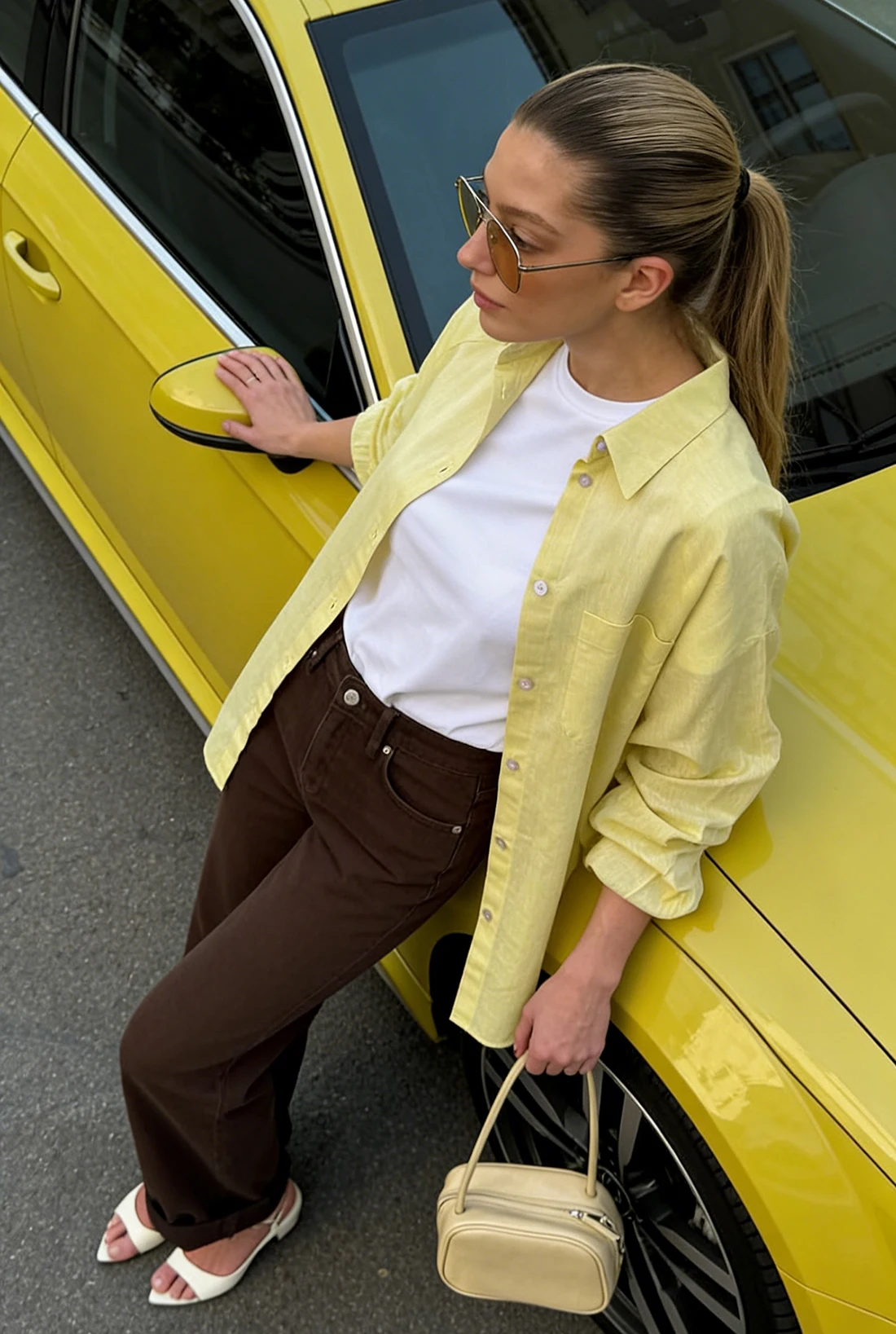Spring White Women's Linen Shirt Long Sleeve Beautiful Blouses Elegant Basic Top Collar Yellow Blue Cotton Shirt for Women 26 S08331be7c2dd40888ad09905eafa9a66u