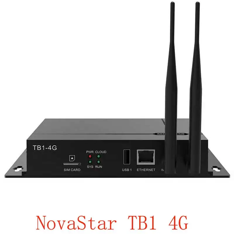 NovaStar TB1 4G светодиодный экран мультимедийный проигрыватель рекламная система, Компьютер Сотовый телефон управление
NovaStar TB1 4G светодиодный экран мультимедийный проигрыватель рекламная система, Компьютер Сотовый телефон управление
