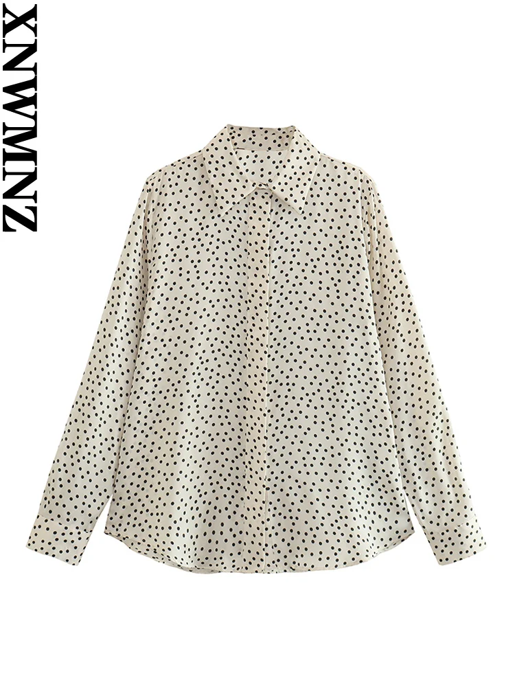 XNWMNZ Women's Fashion 2023 Polka Dot Satin Shirt Women Vintage Lapel Long Sleeve Casual Versatile Top Female Blouse
XNWMNZ Women's Fashion 2023 Polka Dot Satin Shirt Women Vintage Lapel Long Sleeve Casual Versatile Top Female Blouse