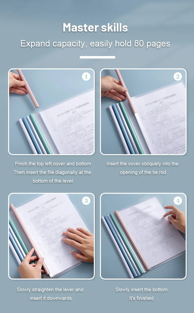 5pc/set A4 Transparent Folder Thickened Plastic Folder File Waterproof Test Paper Storage Bag Office Document Classification Bag 5pc/set A4 Transparent Folder Thickened Plastic Folder File Waterproof Test Paper Storage Bag Office Document Classification Bag
