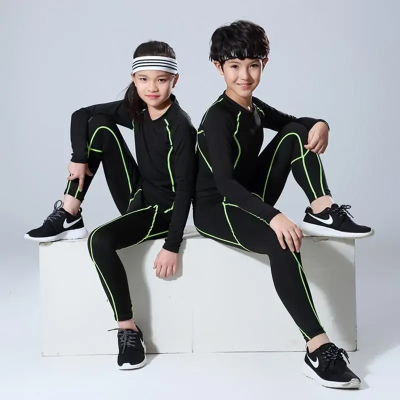 Детские спортивные колготки, дышащая эластичная быстросохнущая одежда, базовая одежда для фитнеса, костюм для футбольных тренировок с длинными рукавами
Детские спортивные колготки, дышащая эластичная быстросохнущая одежда, базовая одежда для фитнеса, костюм для футбольных тренировок с длинными рукавами