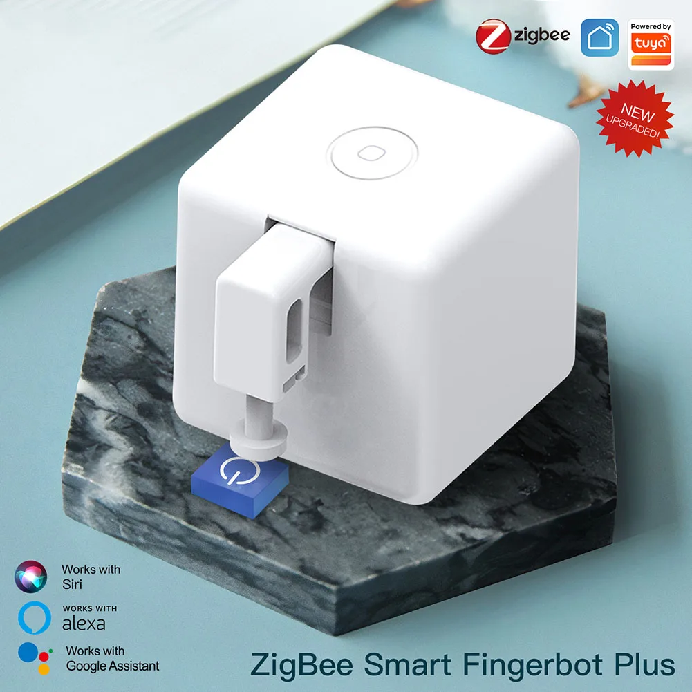 Кнопка-толкатель Fingerbot версия Zigb Ee, 1 шт., переключатель без проводки Zigb Ee с сенсорным управлением Fingerbot Plus, умная кнопка
Кнопка-толкатель Fingerbot версия Zigb Ee, 1 шт., переключатель без проводки Zigb Ee с сенсорным управлением Fingerbot Plus, умная кнопка