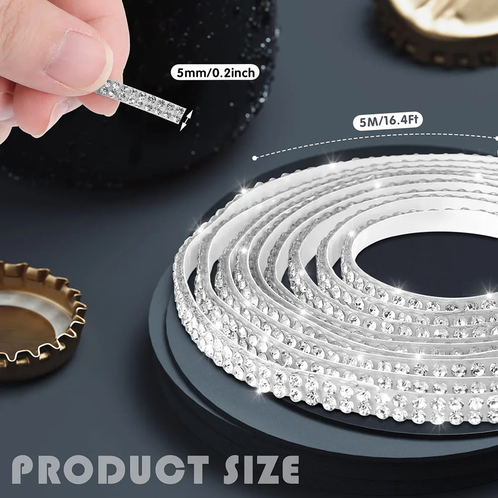 Crystal Sticker Rhinestones Strips Universal Waterproof 1Yard 4.5 Meters Car Accessories Chrome Plated Durable
Crystal Sticker Rhinestones Strips Universal Waterproof 1Yard 4.5 Meters Car Accessories Chrome Plated Durable