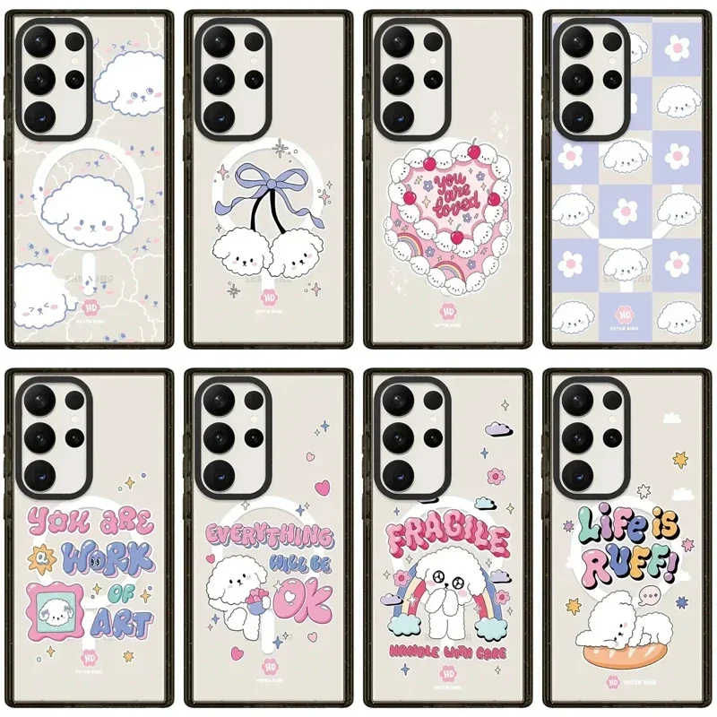 Cute White Dog Black Border Magnetic Acrylic Case for Samsung Galaxy S22 S23 S24 Ultra S24+ Plus Protective Shell
Cute White Dog Black Border Magnetic Acrylic Case for Samsung Galaxy S22 S23 S24 Ultra S24+ Plus Protective Shell