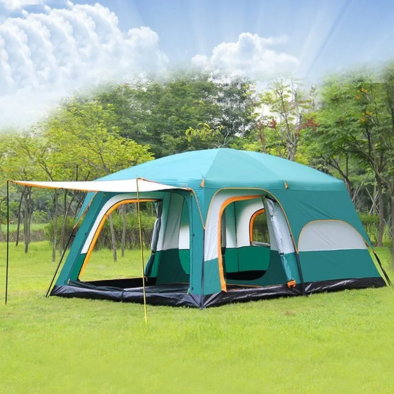 Portable Outdoor Camping Tent, Rainproof, Mosquito Proof, Double Layer Tent, One Bedroom, One Hall, Small Size, 3-5 People
Portable Outdoor Camping Tent, Rainproof, Mosquito Proof, Double Layer Tent, One Bedroom, One Hall, Small Size, 3-5 People