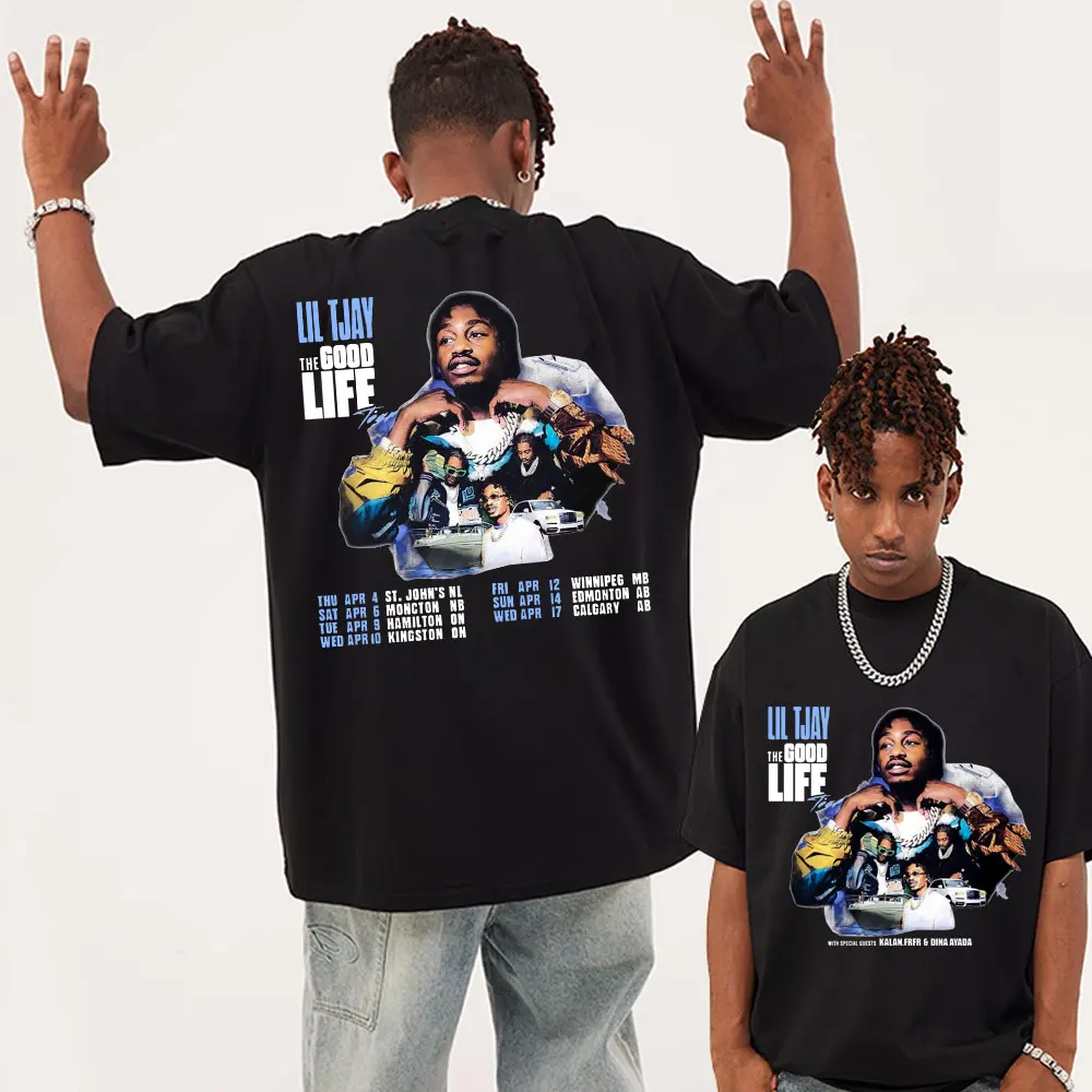 Rapper Lil Tjay Destined 2 Win Graphic Print T Shirt Men Women Hip Hop Vintage T-shirt 100% Cotton O-Neck Short Sleeves T Shirts
Rapper Lil Tjay Destined 2 Win Graphic Print T Shirt Men Women Hip Hop Vintage T-shirt 100% Cotton O-Neck Short Sleeves T Shirts