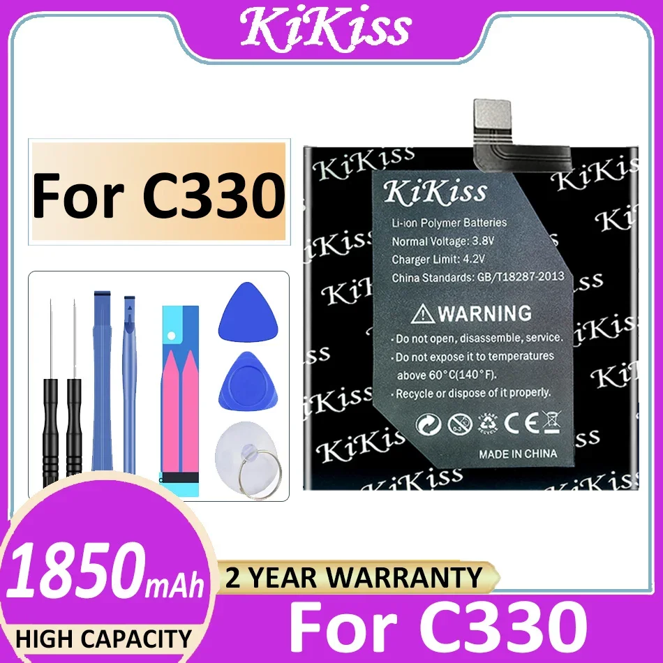 

KiKiss Powerful Battery C 330 1850mAh for C330 Bateria