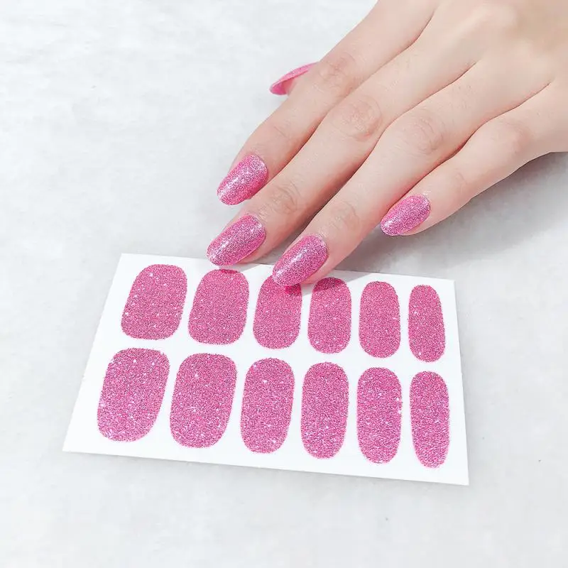 

Easy To Operate False Nail Paste Sticker Full Set Self-adhesive Paper Art Environmental Protection Finger Nails Art No Odor